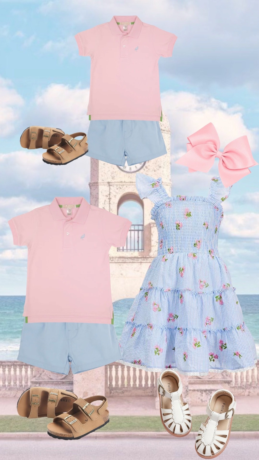 Sweetest sibling matching set for Spring 🌸