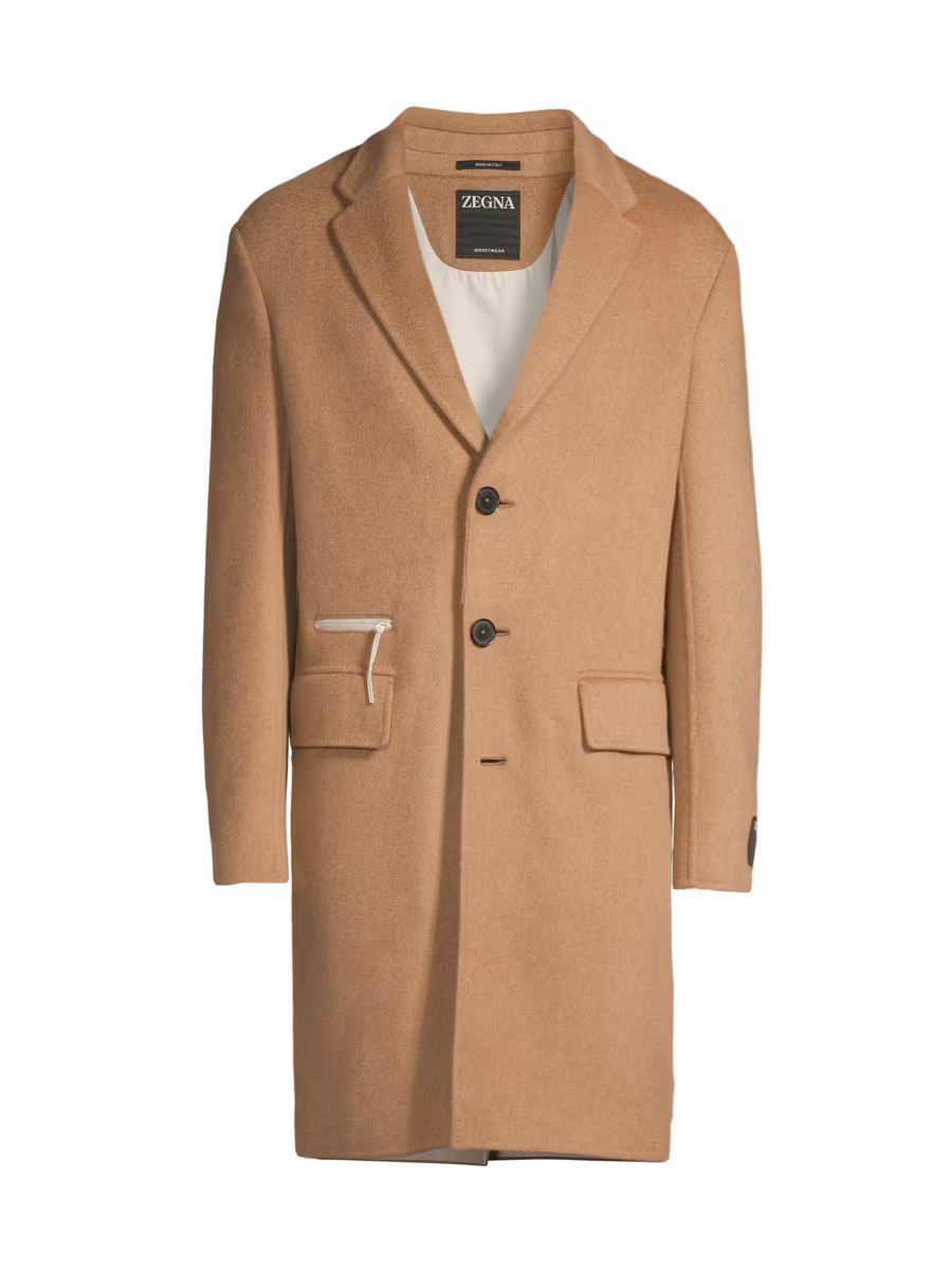 Jerseywear Camel Hair Coat | Saks Fifth Avenue