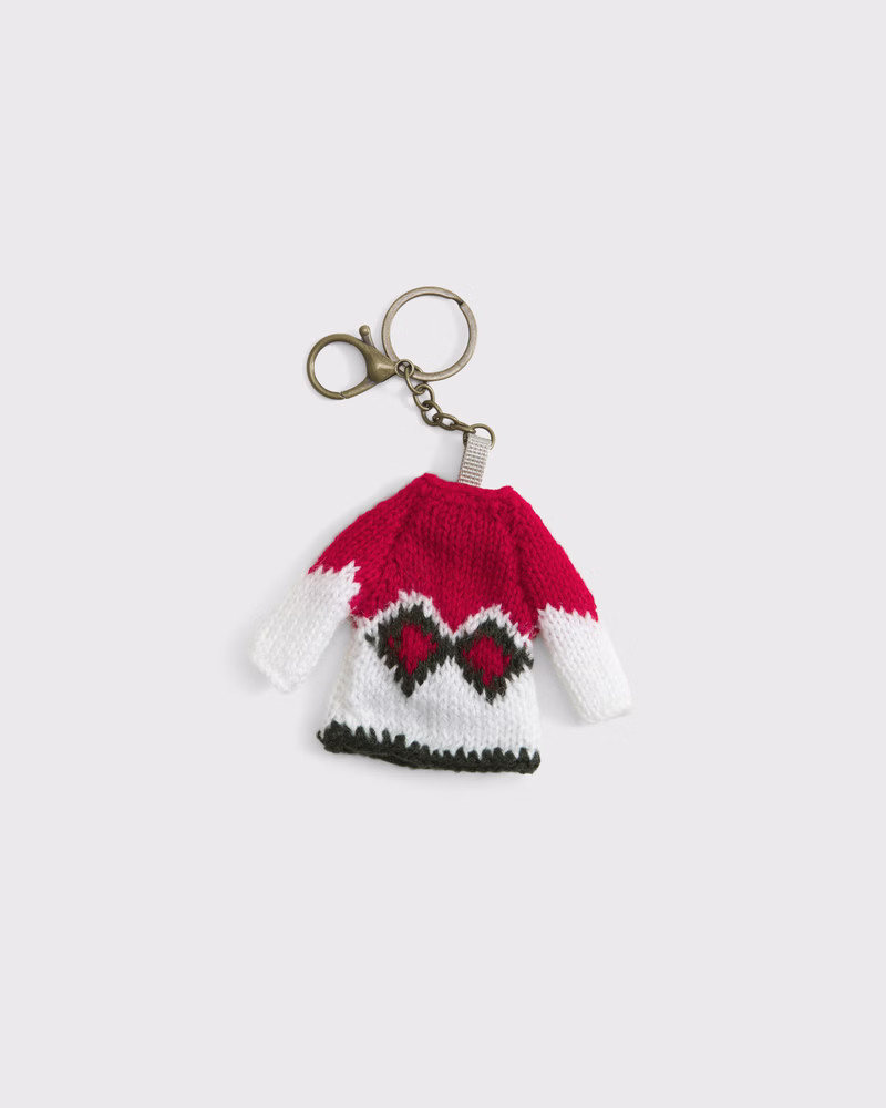 Knitted Sweater Bag Charm | Abercrombie & Fitch (US)