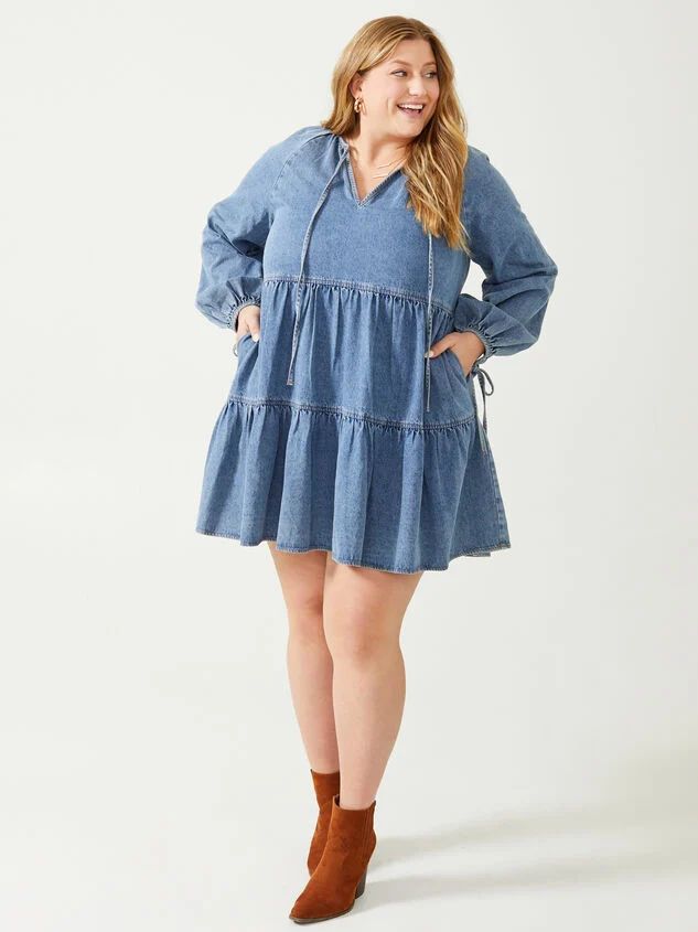 Ana Denim Dress | Arula