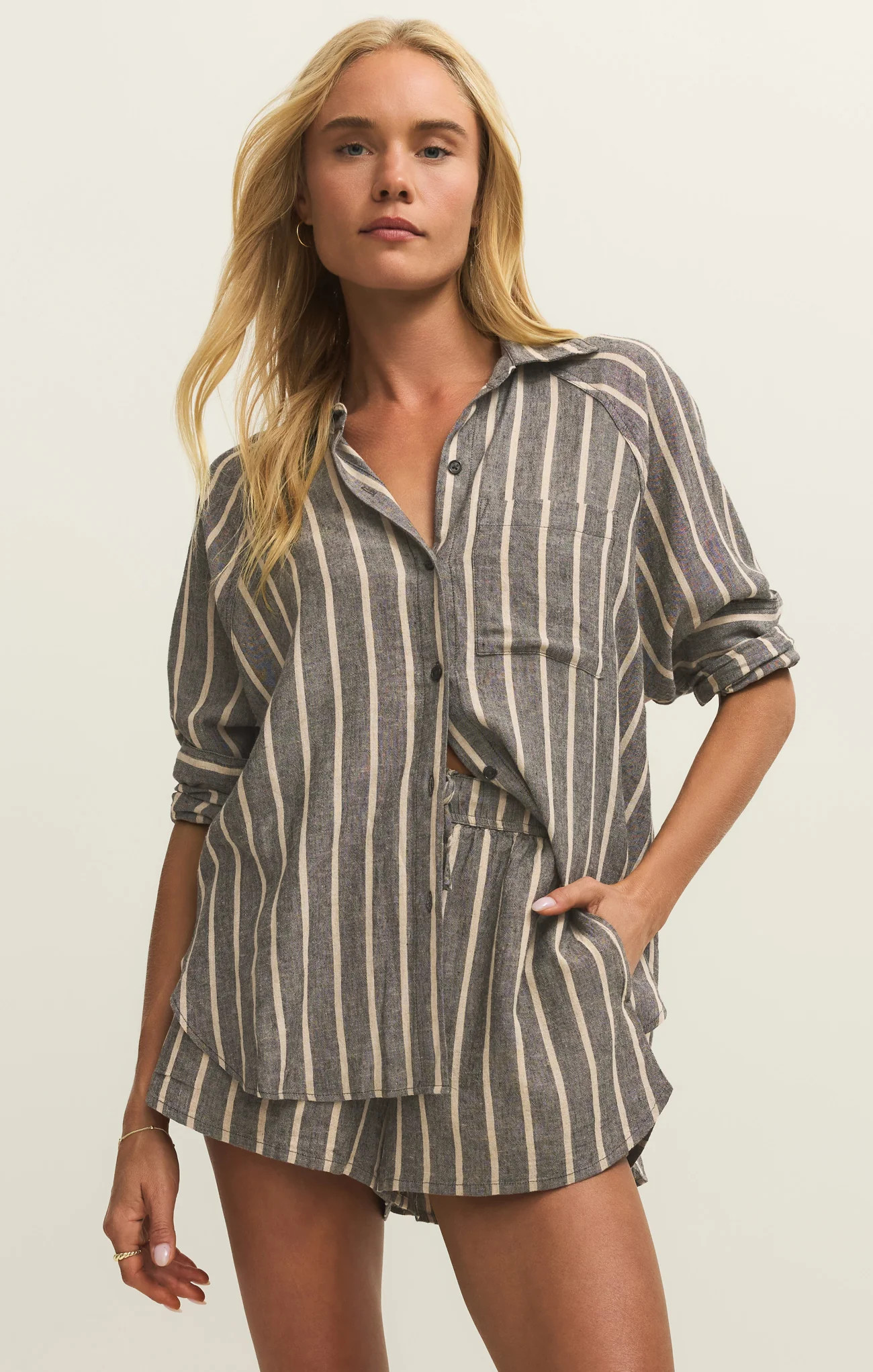 The Perfect Linen Striped Short | Z Supply