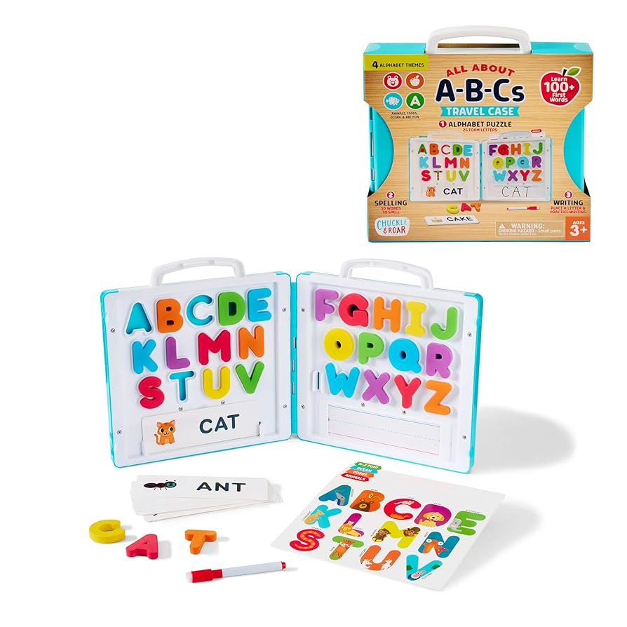Chuckle & Roar - All About A-B-C's Travel Case - On The Go Learning - Great for Preschoolers - Ag... | Amazon (US)