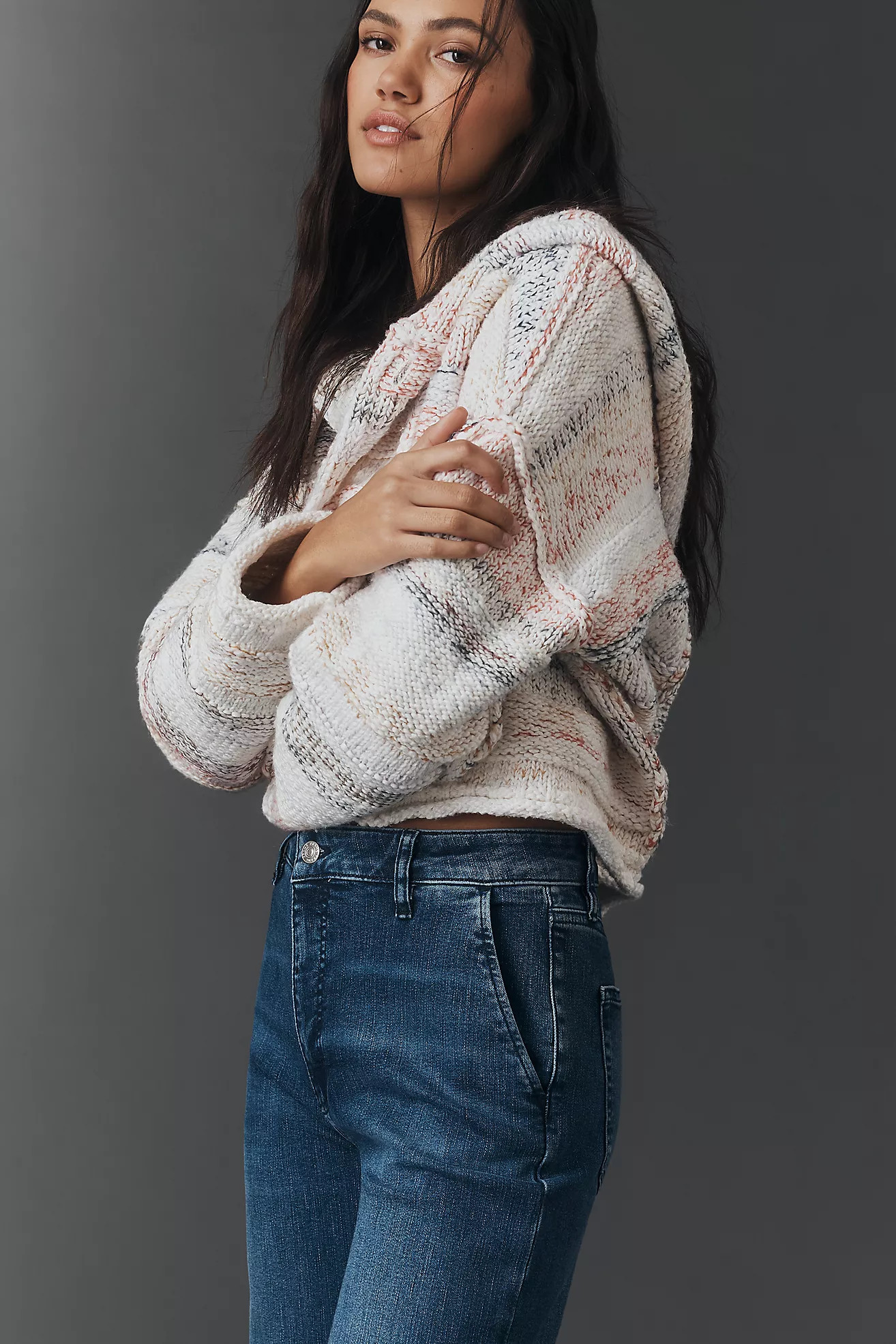 FRAME Straight Trouser High-Rise Straight-Leg Jeans | Anthropologie (US)