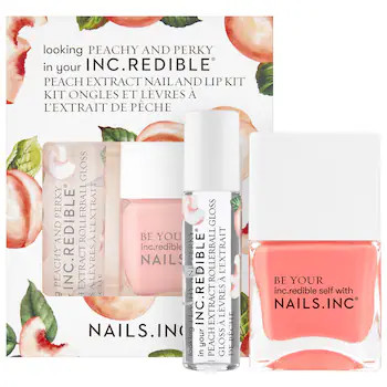 Peachy and Perky Lip Gloss and Nail Polish Set | Sephora (US)