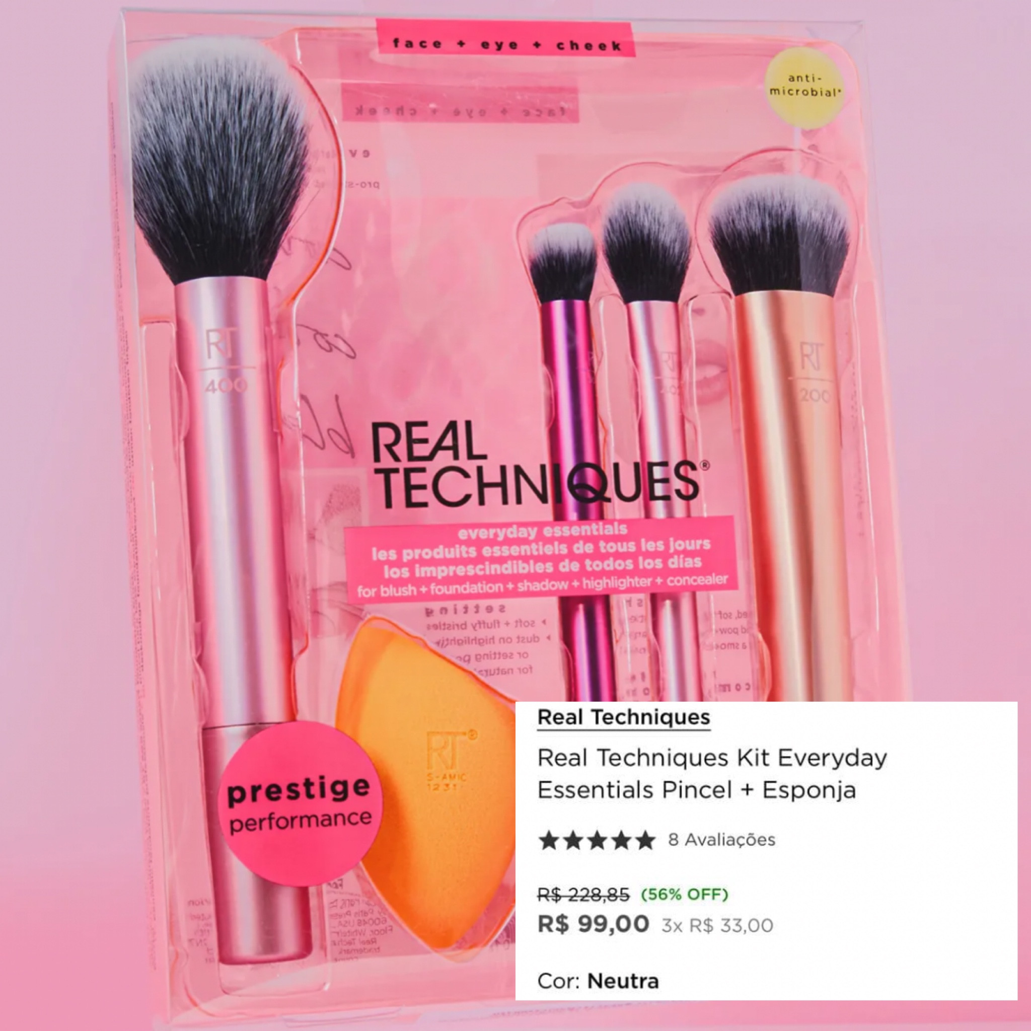 A qualidade e tecnologia desses pincéis e esponja já ganharam o coração de todos, desde profissionais a amantes da maquiagem 😻

E hoje ele está com um preço fabuloso 🧡

Já garanta seu presente de natal 🎄 #realtechniques #makeup

#LTKGiftGuide #LTKbrasil #LTKbeauty