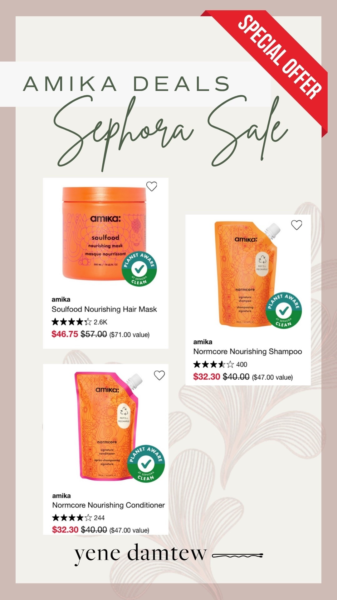 Great savings on amika this week at Sephora! 

#LTKBeauty