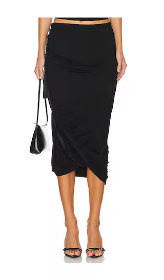 Helmut Lang Wind Skirt in Black. - size M | Revolve Clothing (Global)