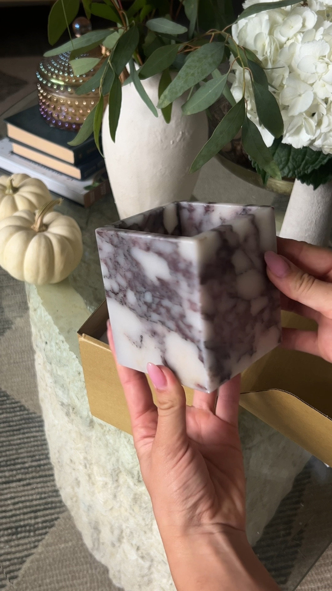 Gorgeous Calcutta marble container that’s perfect for bathroom storage, holding makeup brushes or even your toothbrush! Perfect organic modern touch for a neutral earthy home decor style 

#LTKStyleTip #LTKFindsUnder50 #LTKHome