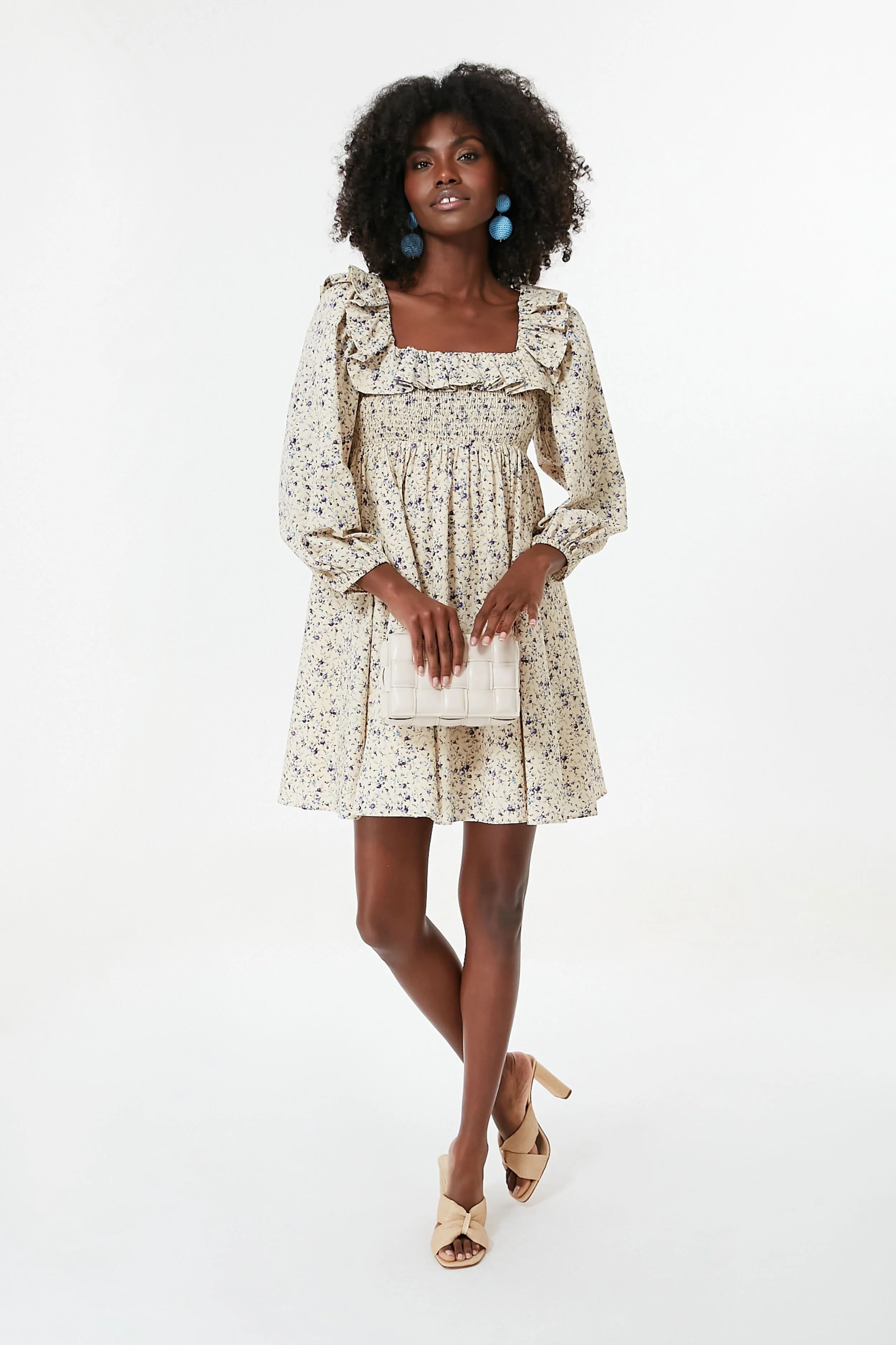 Long Sleeve Floral Freesia Mini Dress | Tuckernuck (US)