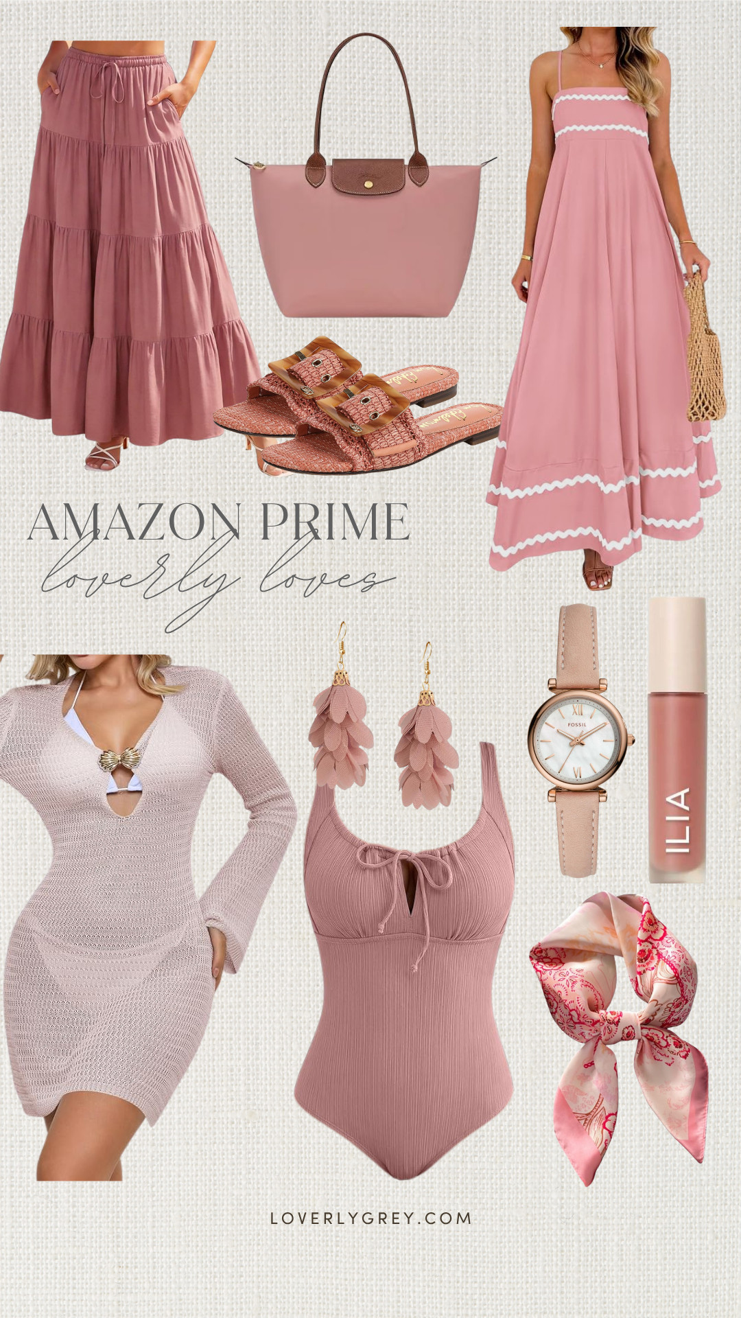 Dusty rosy pink is a must for me- these Prime finds are so good! Amazon has endless additions for your beauty staples and wardrobe! Amazon Prime days are here so definitely check these out.

Loverly grey, rosy pink clothing, accessories for women, longchamp, pink satin scarf, summer sandals raffia, affordable fashion finds 

 #LTKSeasonal #LTKSaleAlert
