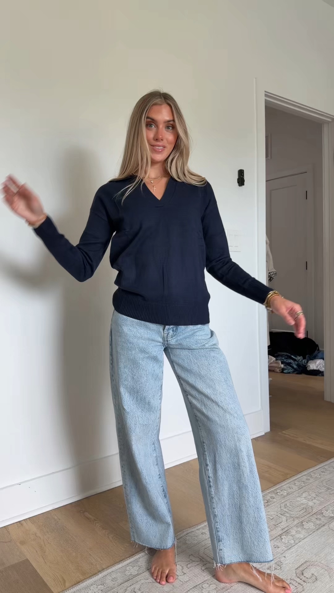 now this is a STAPLE classic sweater fit it’s the softest knit fabric and the polo cut of the necklace is such a staple 5’4/s in my LTK. 

#founditonamazon #amazonfashionfinds #amazonfashion #amazonsweater #amazonfallfashion @Amazon Fashion