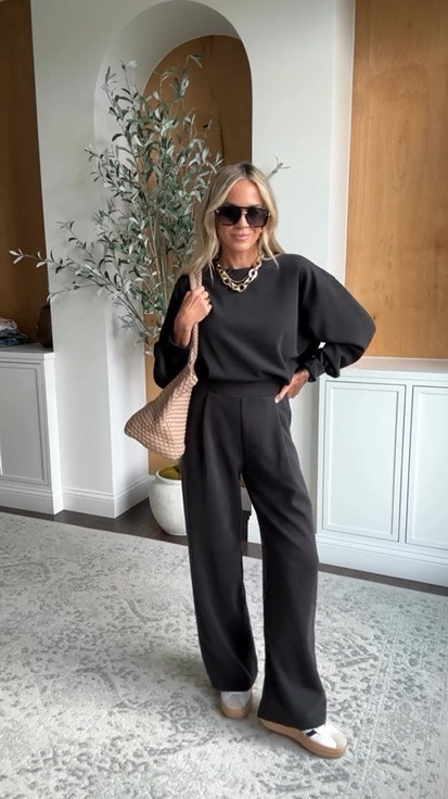 Elevated loungewear separates that are perfect for travel - pants come in length options! Modal fabric is so comfy and i love the elevated pleating details! 

#traveloutfits

#LTKdayinmylife #LTKgrwm #LTKTravel