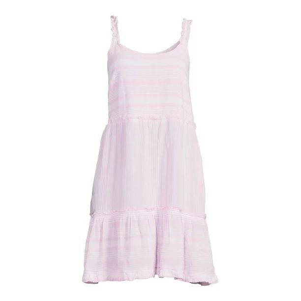 Time and Tru Women's Short Stripe Dress | Walmart (US)