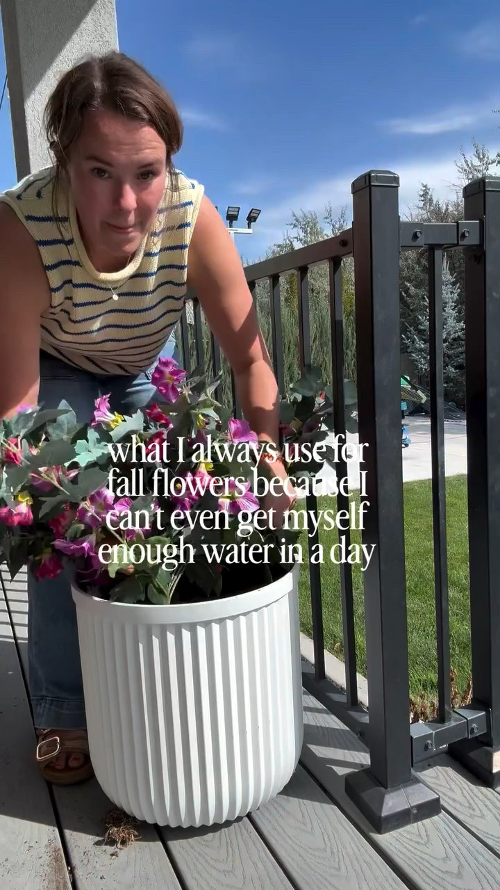 Unless real flowers drink DDP, they’re on their own

Comment “FAKE” if you wanna join the fake fall flowers club too 

FYI. I have had these 3 years. They’re UV resistant & get the job done 🫡