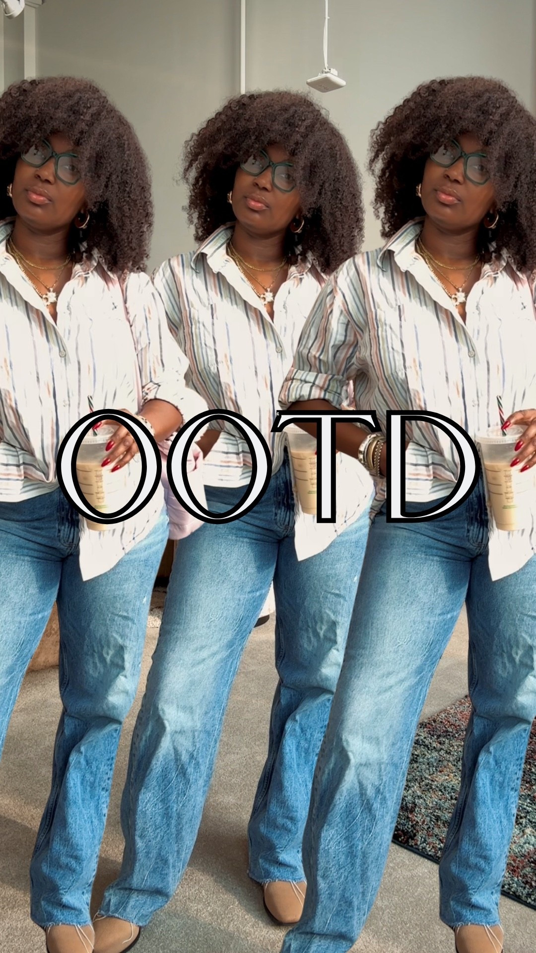 Cool girl coded: oversized shirt, messy curls, and good jeans 🖤
Top: thrifted
Jeans: @ZARA 
Boots: @VIVAIA US 
Bag: @BAGSMART 

#LTKWorkwear #LTKStyleTip