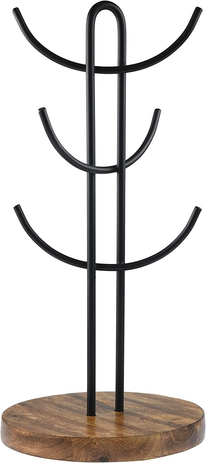 Tribello Coffee Mug Holder For Counter, Coffee Mug Tree Organizer For Kitchen - 6 Cup Holder - Mo... | Amazon (US)