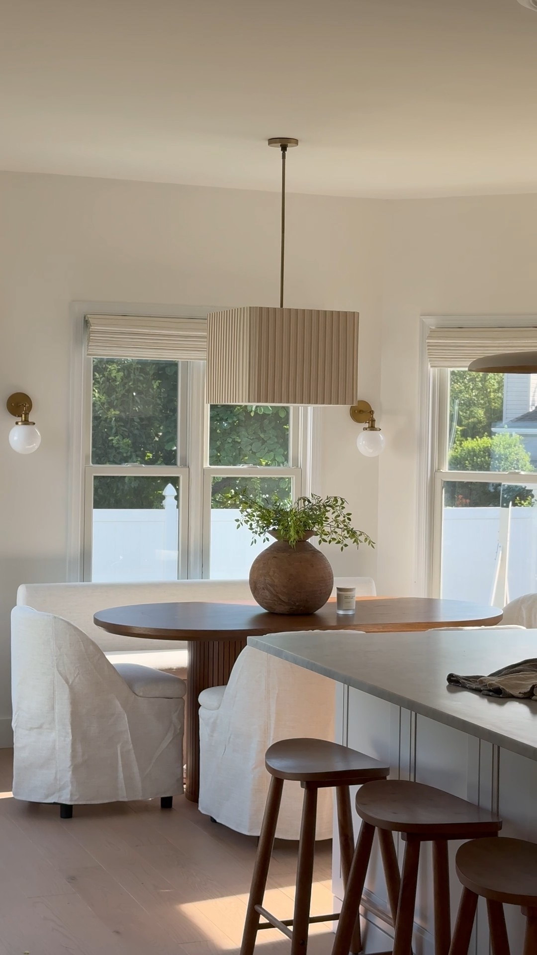 Dining nook banquette seating with storage! 