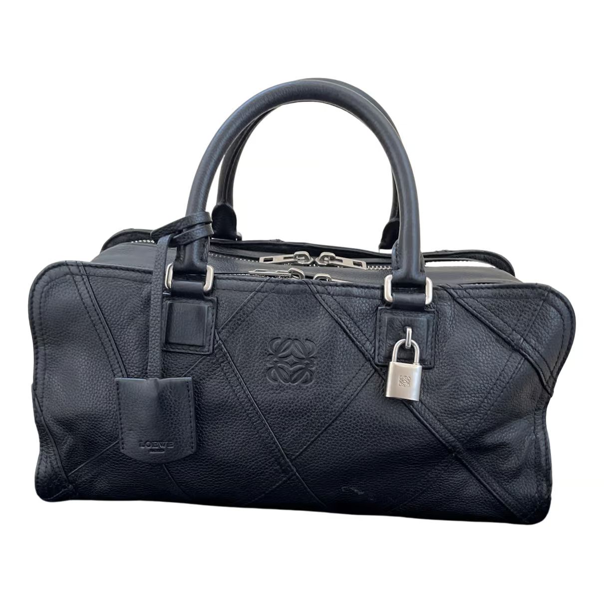 Amazona leather handbag Loewe Black in Leather - 29466700 | Vestiaire Collective (Global)