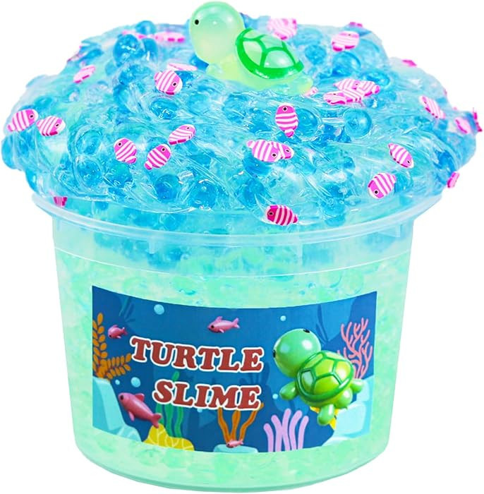 Crunchy Fishbowl Bead Slime,Clear Slime Kit,Crunchy Slime for Kids,DIY Craft Gift for Party Favor... | Amazon (US)