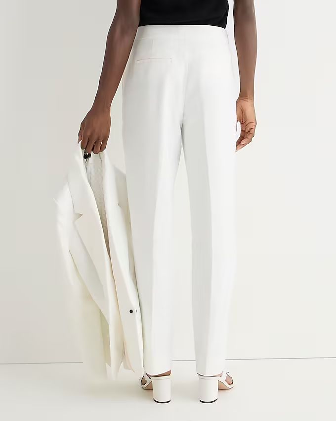 Kate straight-leg pant in stretch linen blend | J.Crew US