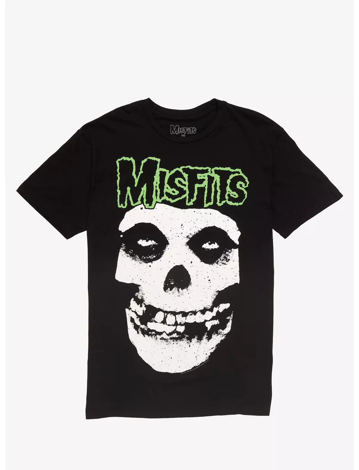 Misfits Green Fiend Skull T-Shirt | Hot Topic