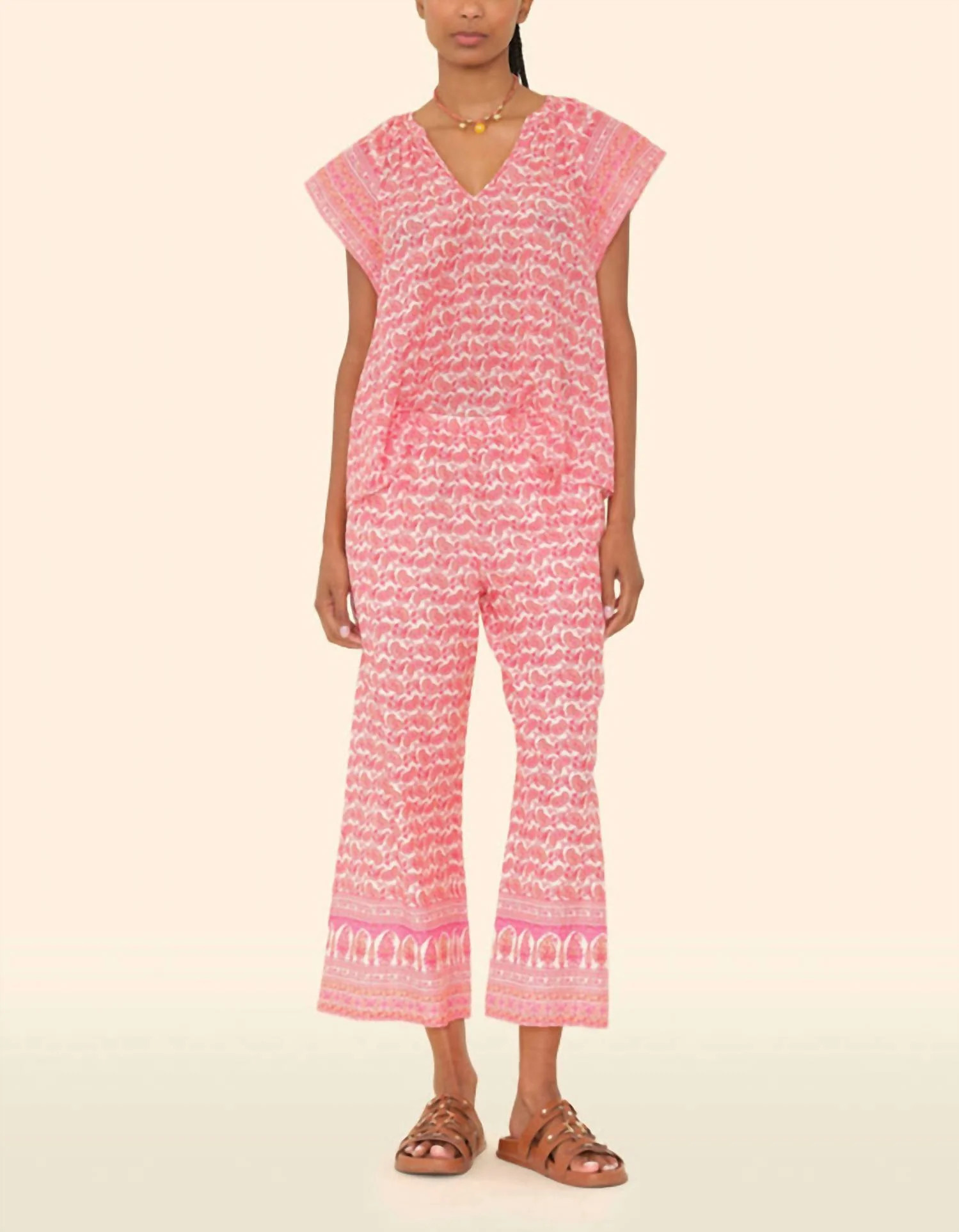 Leif Wide Leg Pant In Paloma Pink | Shop Simon