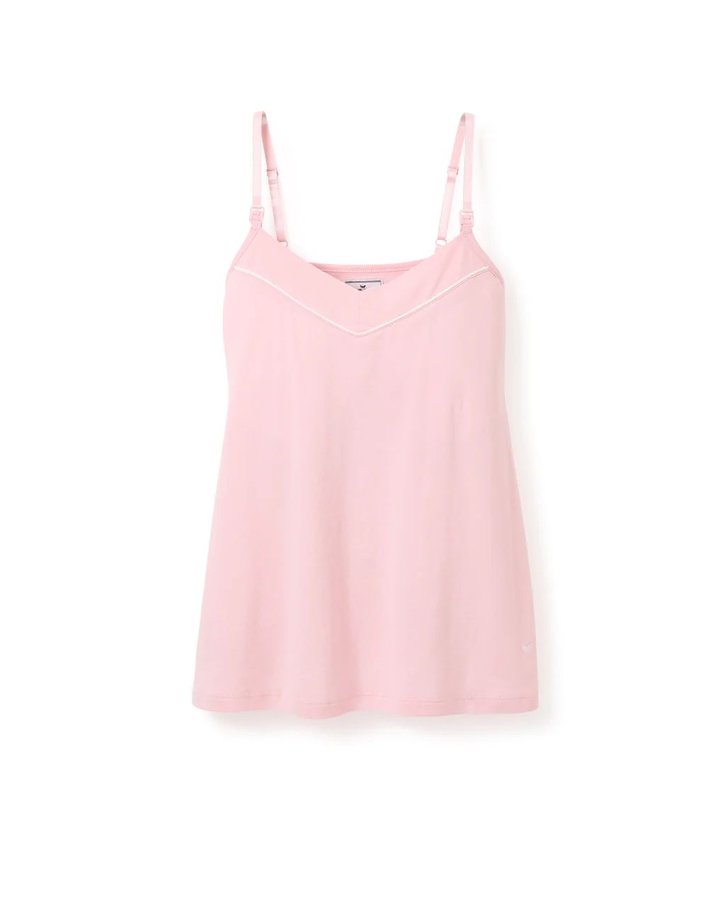 Luxe Pima Pink Maternity Camisole | Petite Plume