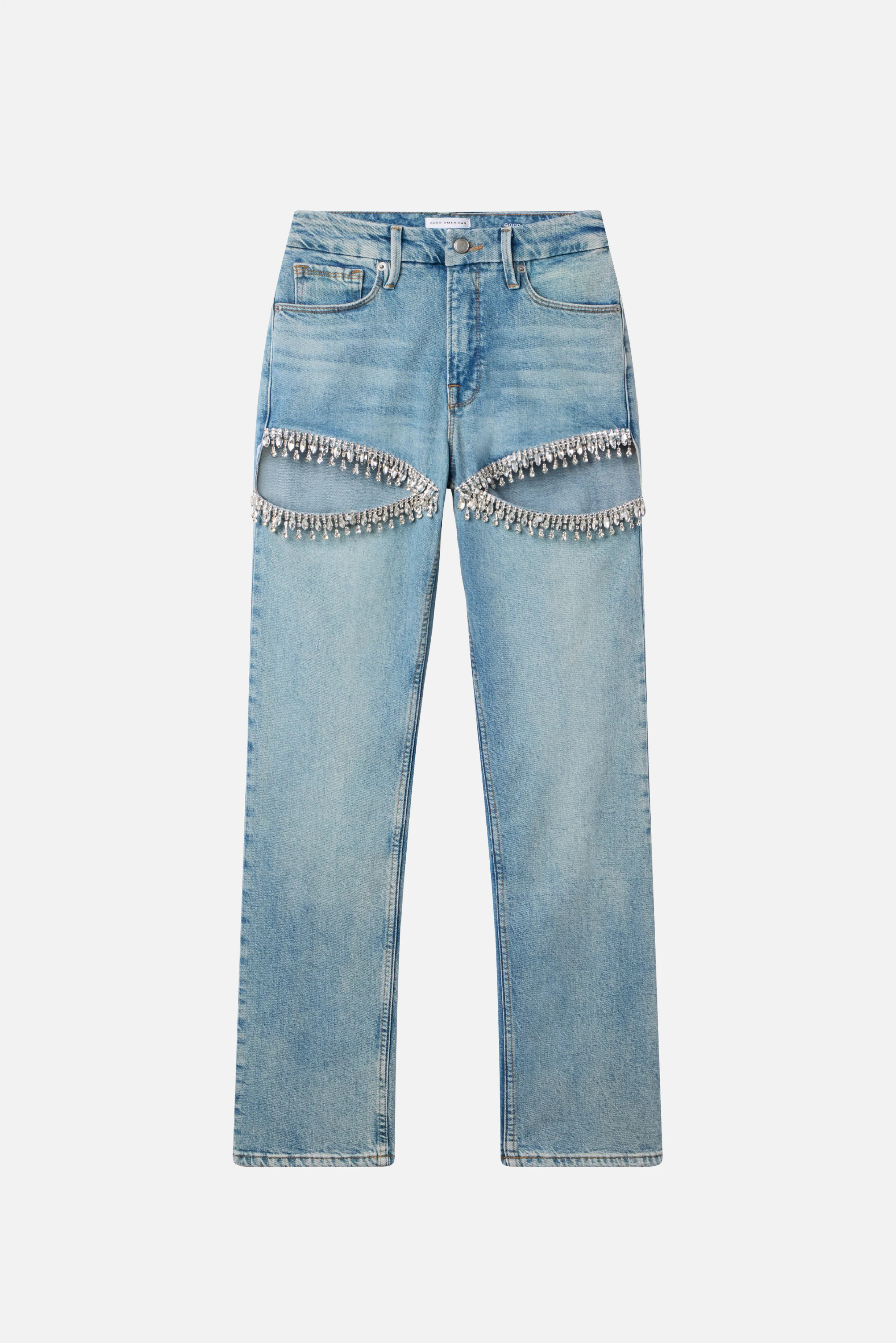 GOOD ICON STRAIGHT DIAMOND JEANS | INDIGO357 - GOOD AMERICAN | Good American