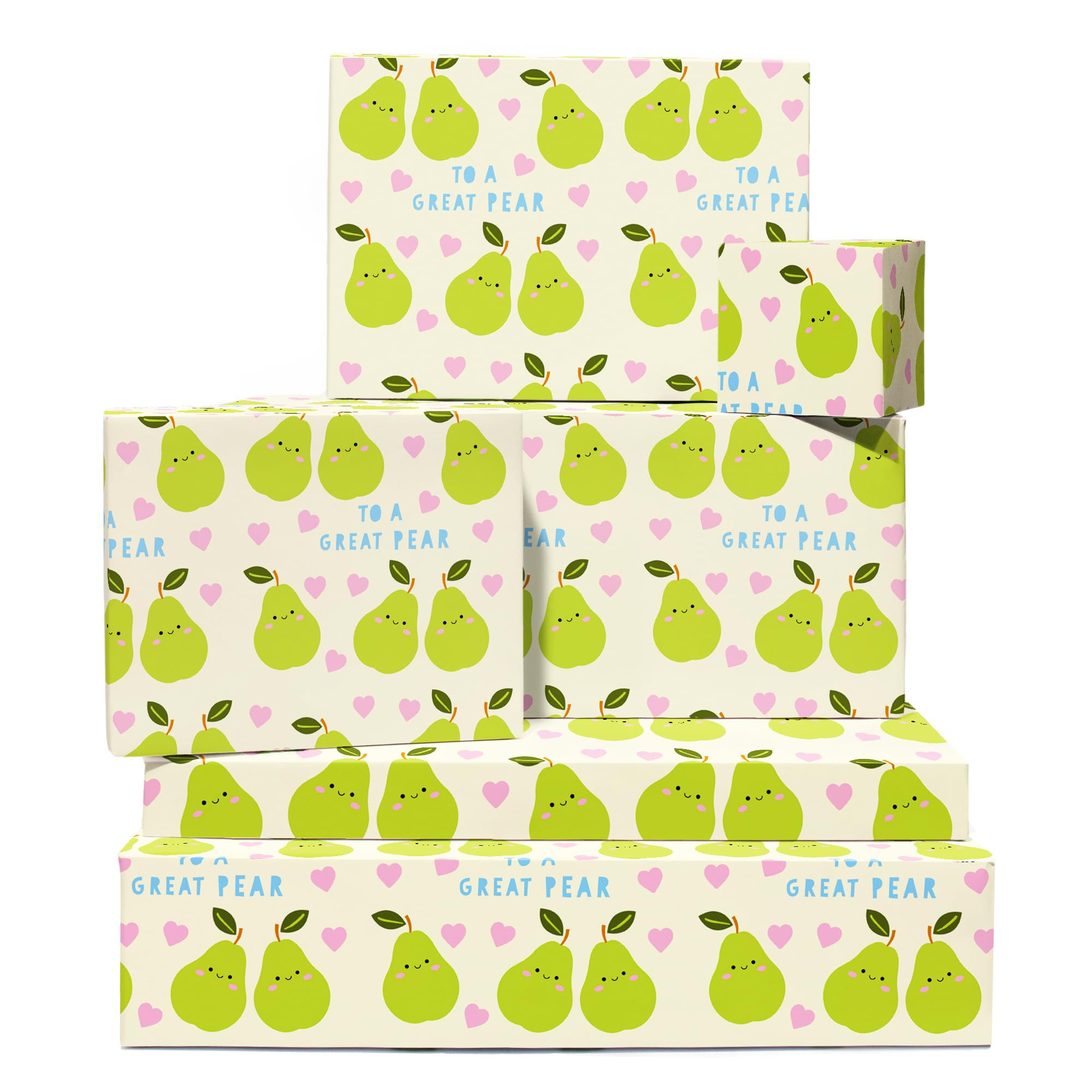 CENTRAL 23 Anniversary Wrapping Paper - 6 Sheets Of Green Gift Wrap - To A Great Pear Pun - For M... | Amazon (US)