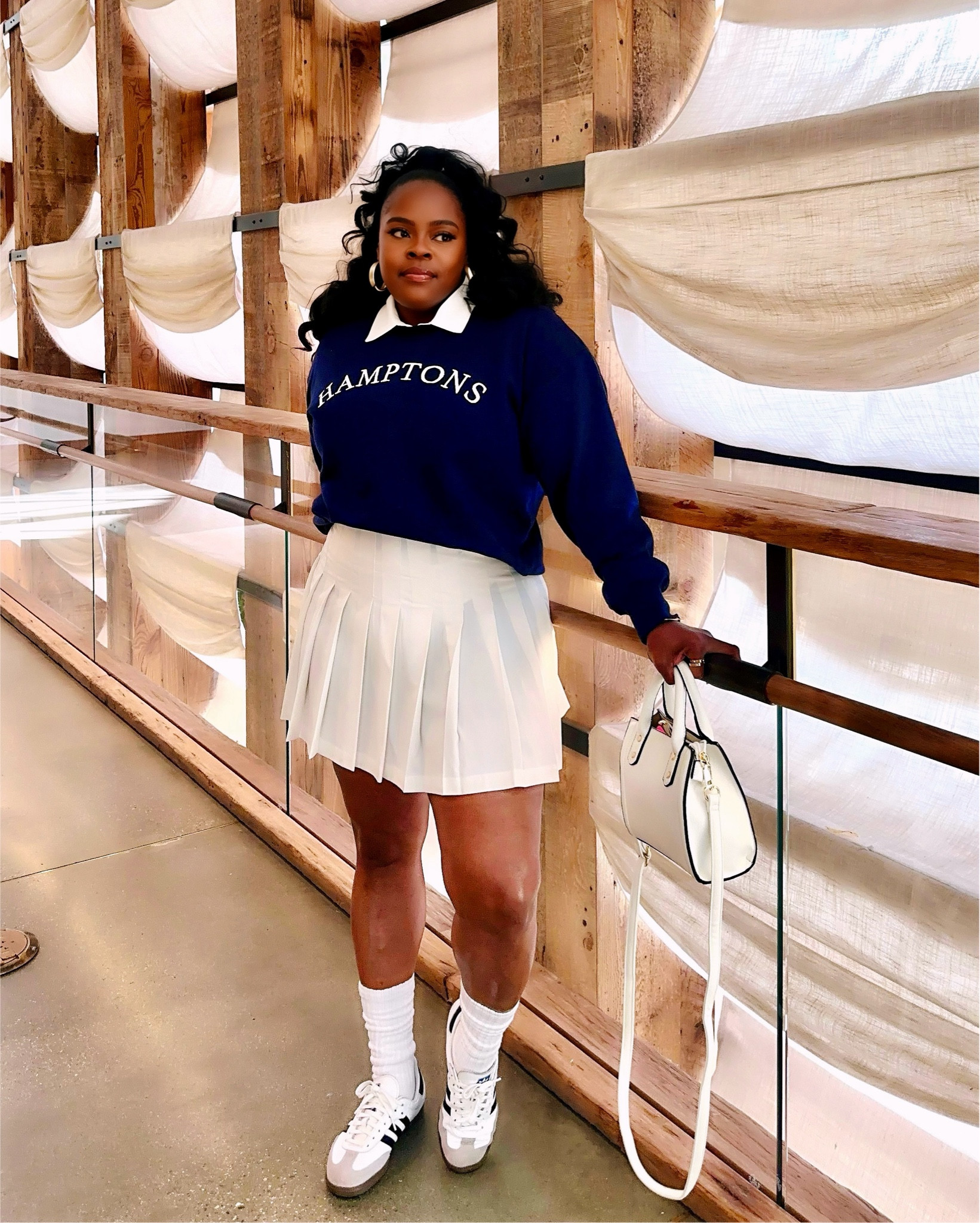 Cute athleisure-inspired outfit. 

#amazonfinds #activewear #pleatedskirt #collegeoutfit #sweatshirt #active #backtoschool #adidas #summeroutfit #vacationoutfit #amazon 

#LTKStyleTip #LTKBacktoSchool #LTKSeasonal