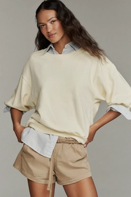 The Niki Bubble Sweatshirt by Pilcro | Anthropologie (US)