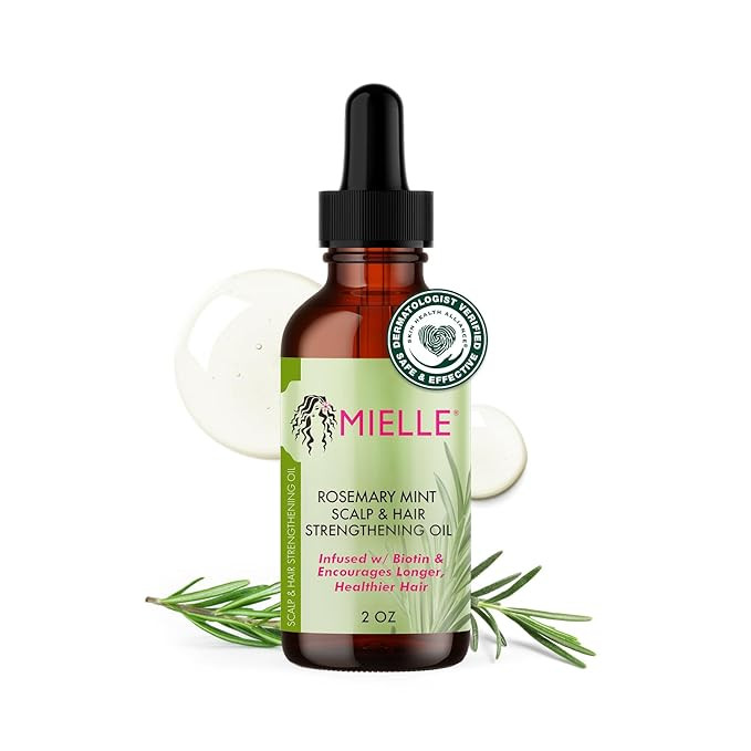 Mielle Organics Rosemary & Mint Hair Oil, Split Ends & Dry Scalp Treatment - Made with Biotin & E... | Amazon (US)
