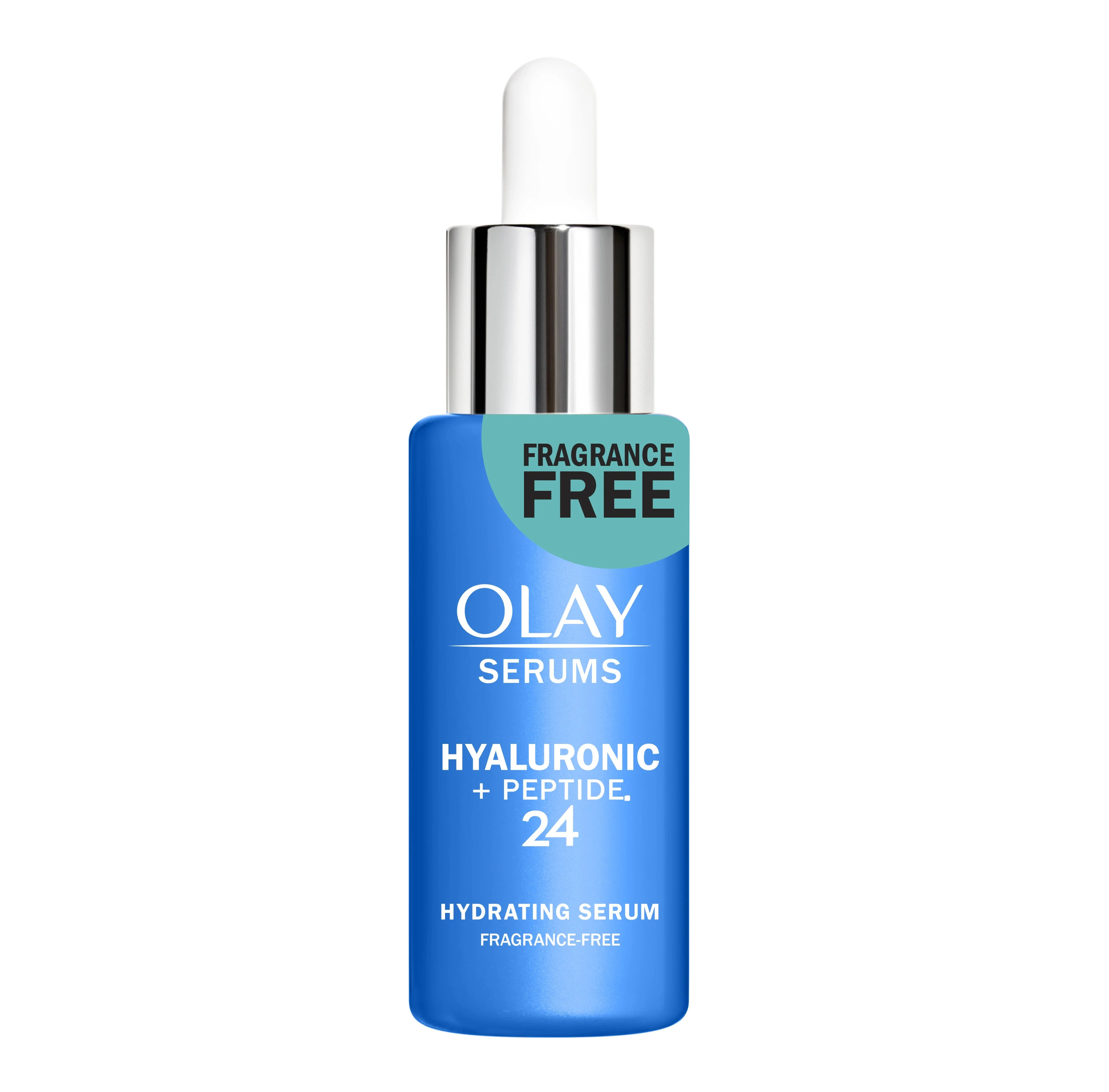Olay Hyaluronic + Peptide 24 Face Serum, Fragrance-Free, All Skin Types. 1.3 fl oz | Walmart (US)