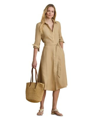 Belted Linen Shirtdress | Bloomingdale's (US)