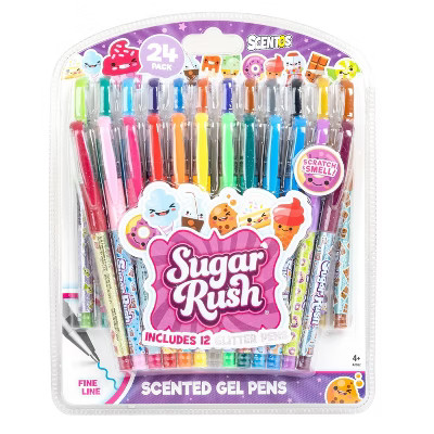 Sugar Rush 24pk Candy Scented Gel Pens | Target