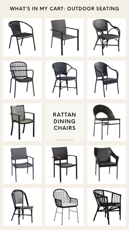 by request — black rattan outdoor dining chairs #alfrescoseason

#LTKHome #LTKSeasonal