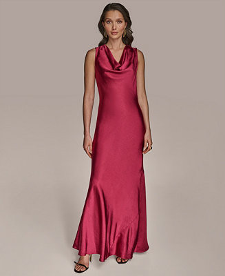 Donna Karan New YorkWomen's Cowlneck Slip Gown | Macy's