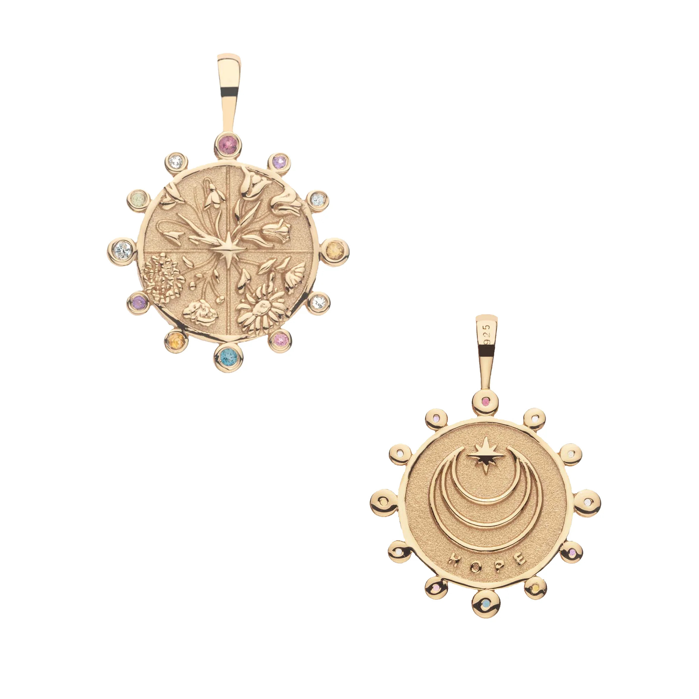 HOPE Petite Embellished Coin | Jane Win