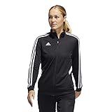 adidas Women's Tiro Track Jacket, Black/White, XX-Large | Amazon (US)