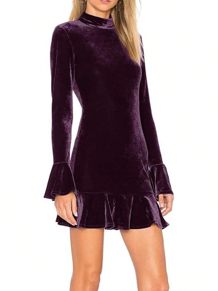Velvet dress | SHEIN
