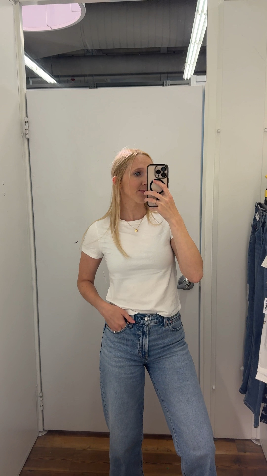 The perfect basic white tee!

Wearing a size small! I size up in a lot of t shirts for a more roomy fit! I styled the white t-shirt with my Madewell wide leg crop jeans!

White t shirt, cropped vintage wide leg jeans, wide leg jeans outfit, old navy t shirt, cropped tee, casual outfit idea, early fall outfit, fall outfits

#LTKgrwm #LTKootd #LTKSaleAlert