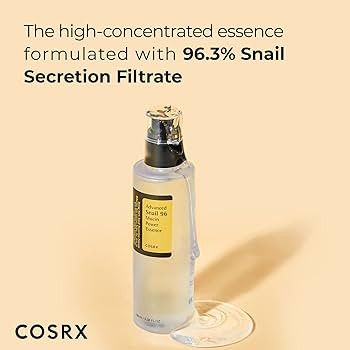 COSRX Snail Mucin 96% Power Repairing Essence 3.38 fl.oz 100ml, Hydrating Serum for Face with Sna... | Amazon (US)