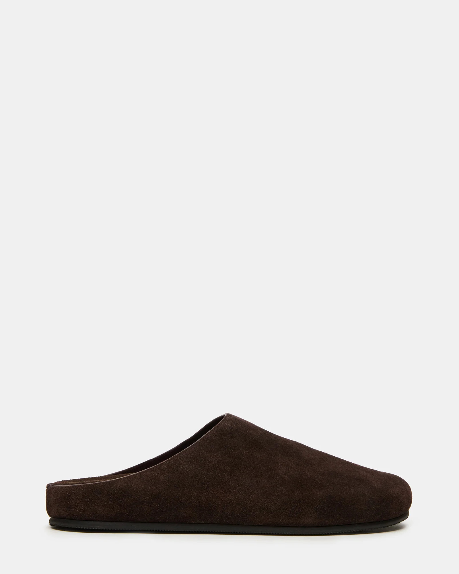 FERN Brown Suede Slip-On Round-Toe Women's Flat | Steve Madden (US)