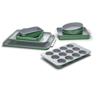 11-Piece Sage Bakeware Set | The Home Depot
