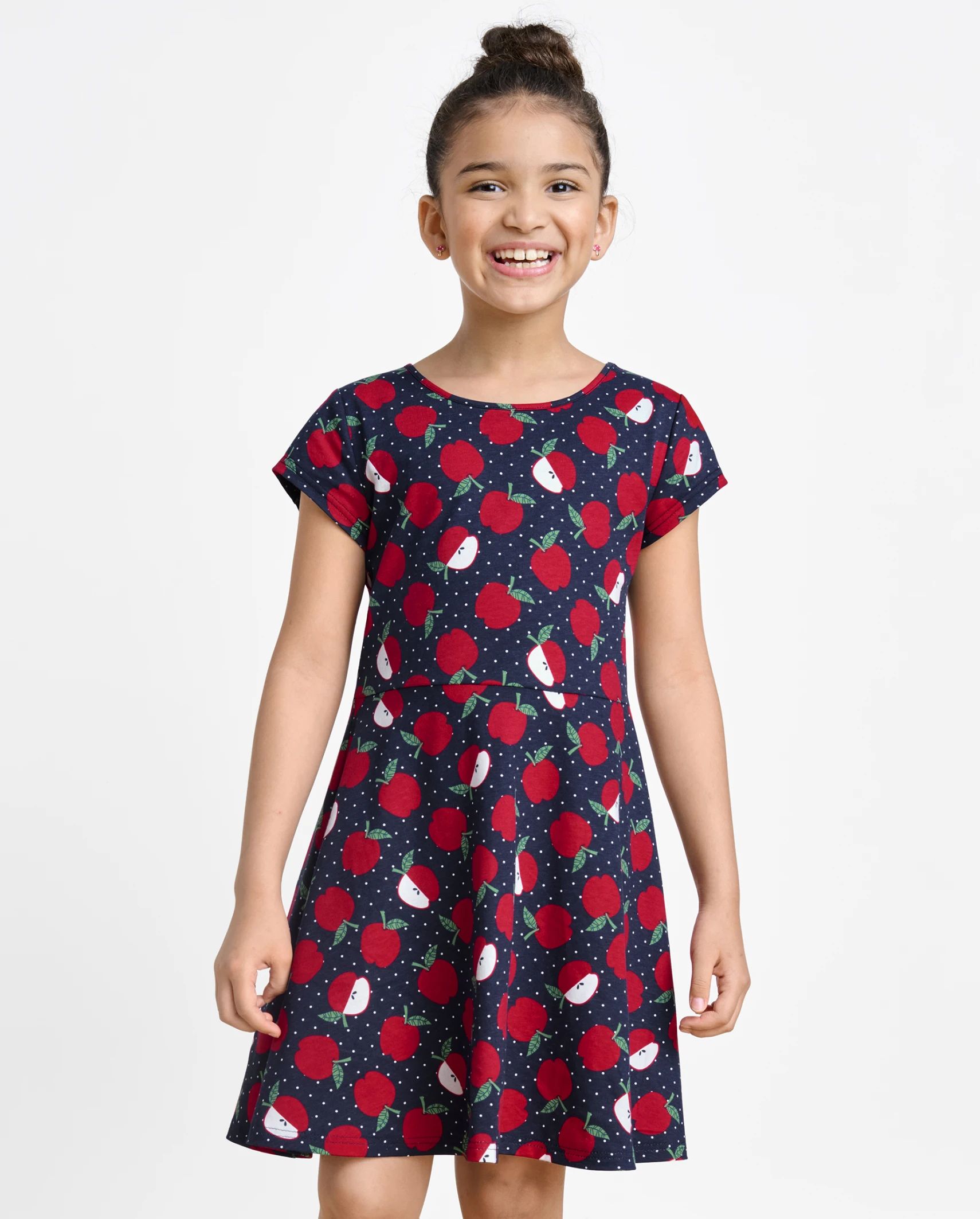 Girls Print Skater Dress - tidal | The Children's Place