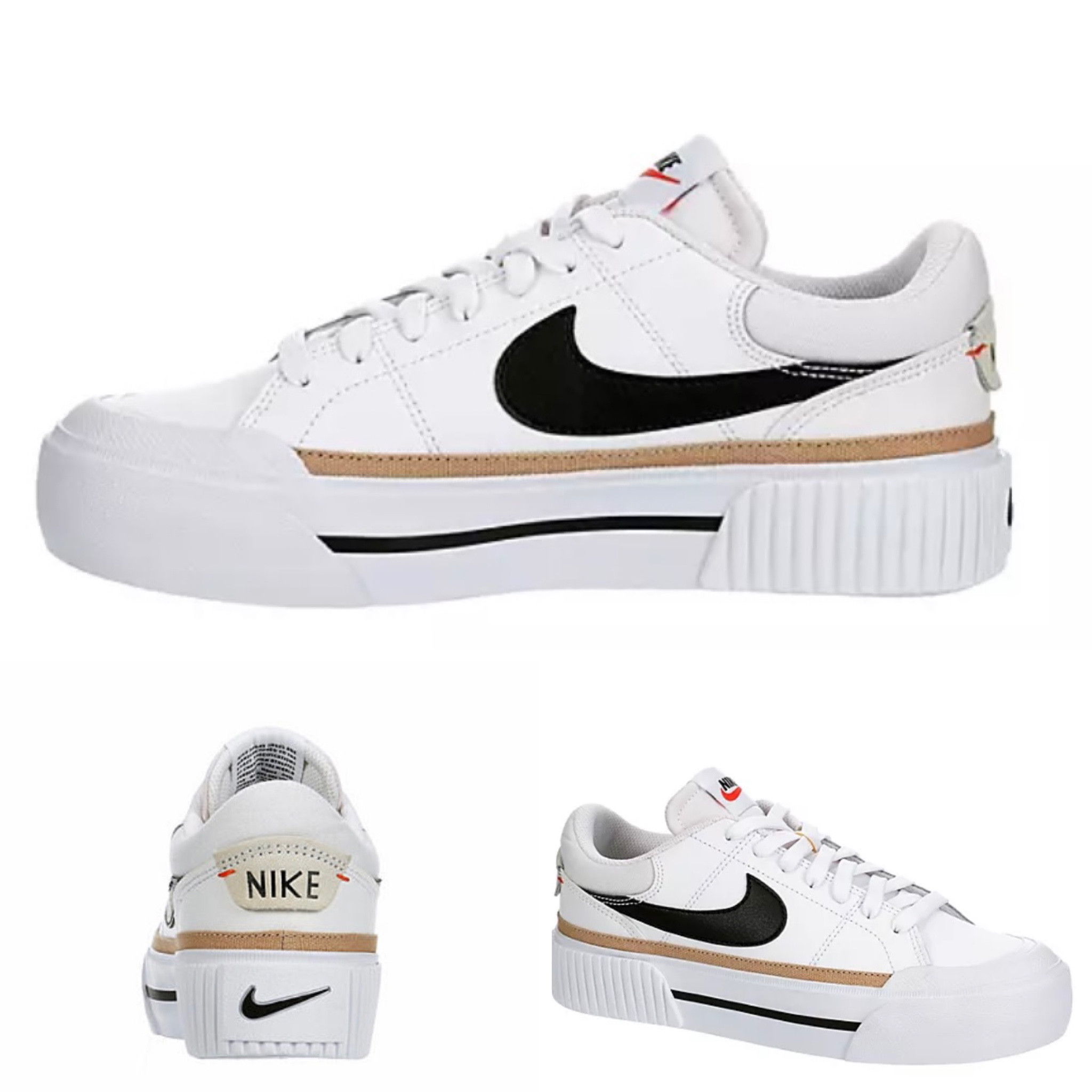 Nike Legacy Lift faux, leather sneakers. Love these neutral versatile shoes. Love!

#LTKunder100 #LTKshoecrush #LTKstyletip