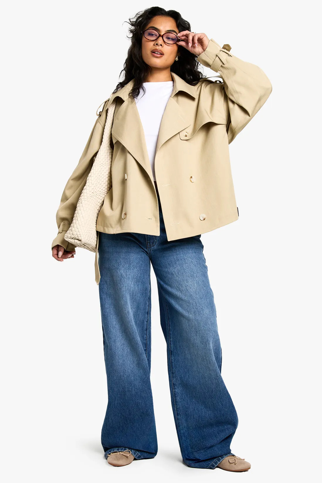 Short Belted Trench Coat | boohoo (US & Canada)