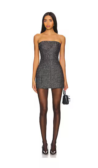 Bobbi Mini Dress in Black | Revolve Clothing (Global)