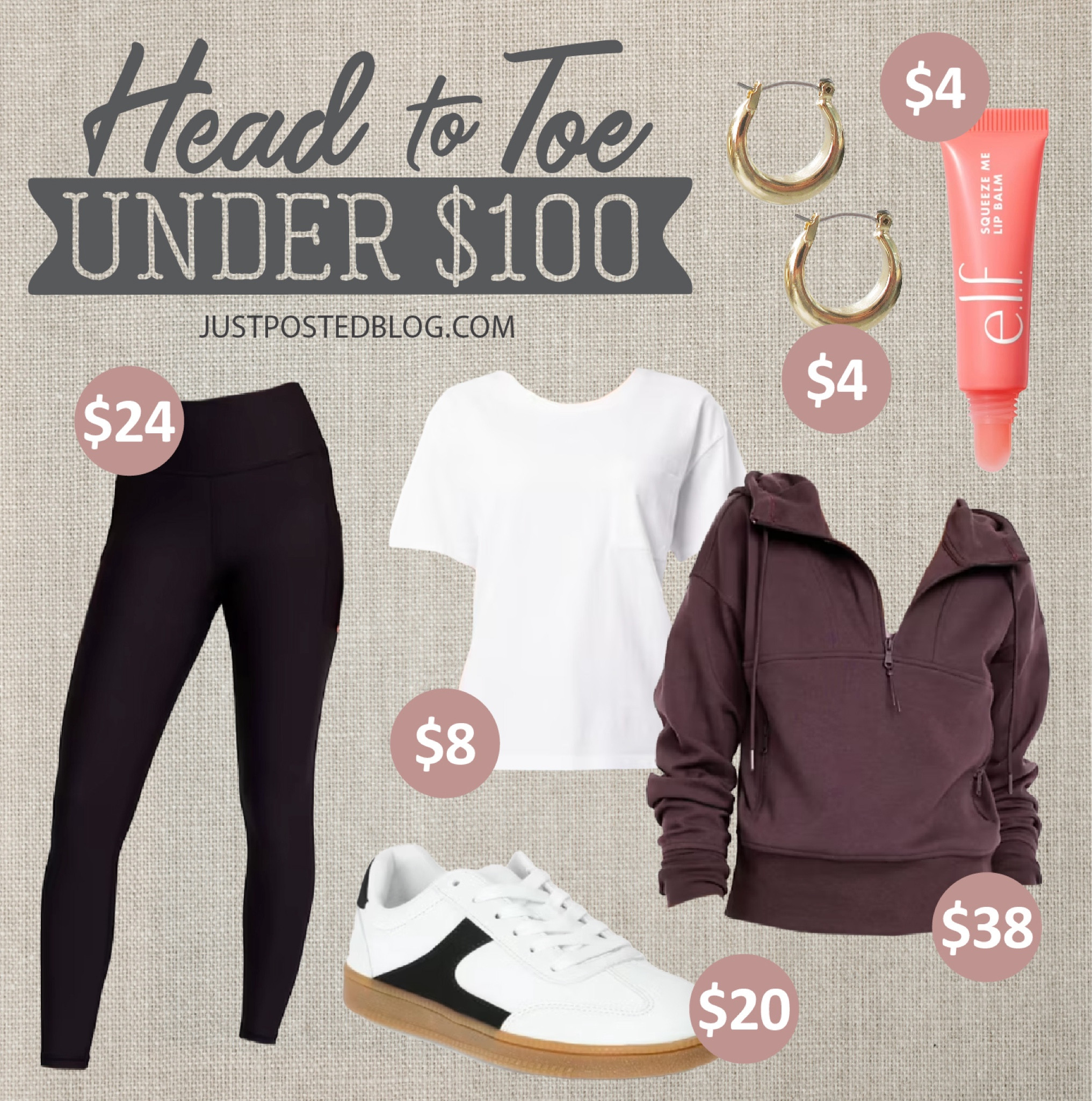 Loving this casual head to toe under $100 look! Perfect for fall! 

#LTKSeasonal #LTKActive #LTKFindsUnder100