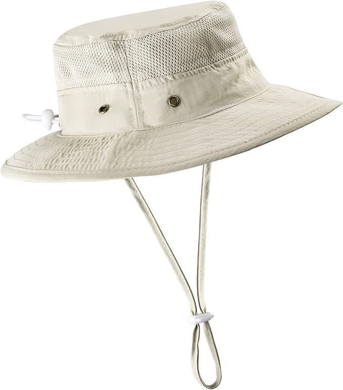 Baby Sun Hat Beach Breathable UPF 50+ UV Protection Kids Boys Girls Outdoor Summer Play Cap | Amazon (US)